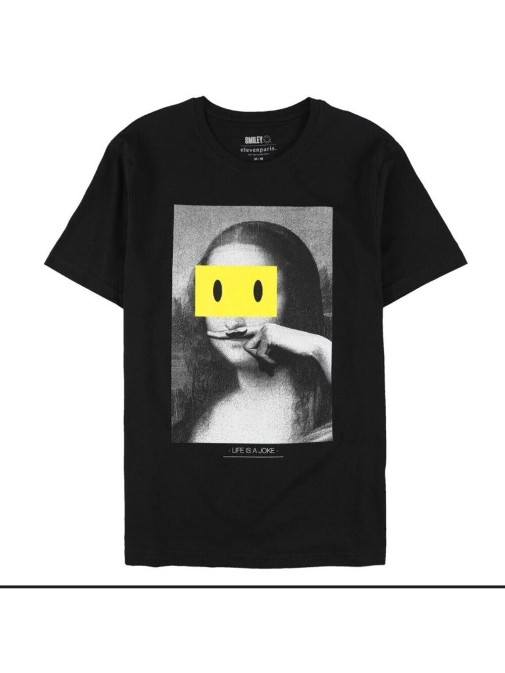Mona Lisa Life Is A Joke Eleven Paris T-Shirt Leonardo Da Vinci Unisex Size S/P